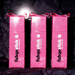 Fuhqe Stick three pack, three boxes on deep plum crumpled paper