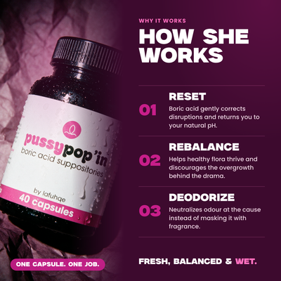 PoosyPop'in - pH Balancing Inserts